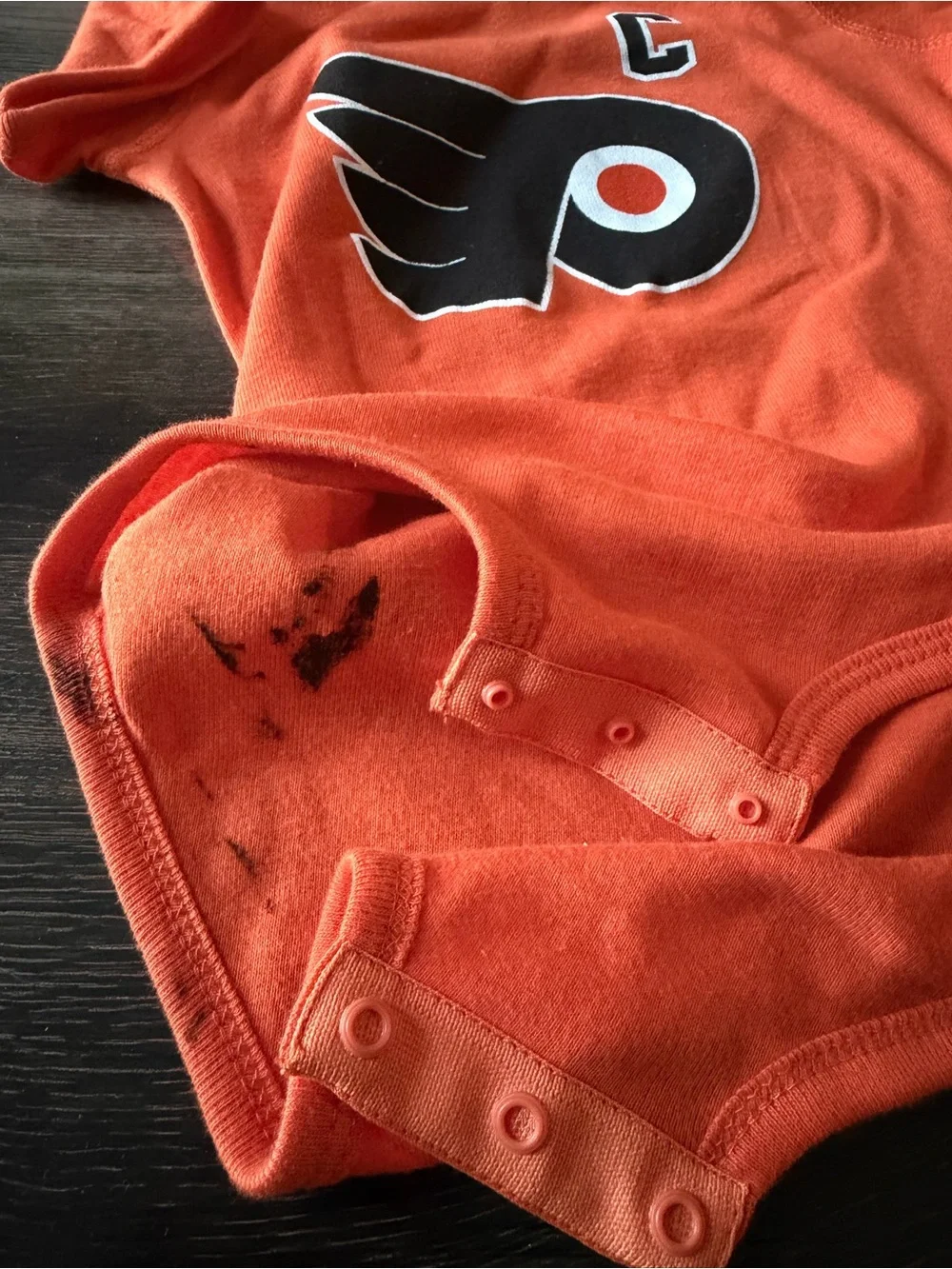 NWT Mitchell& Ness INFANT Philadelphia Flyers NHL LINDROS Size 6/9 Months